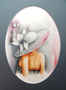 schüchtern nach unten schauen