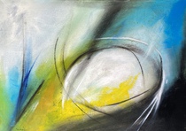 Lebenskraft, Kunst Atelier, Acrylbild, Abstrakt, bunt, Antje Meischner 