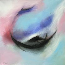 Lebenskraft, Kunst Atelier, Acrylbild, Abstrakt, bunt, Antje Meischner 